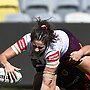 Chelsea Lenarduzzi scored a brilliant try in the second half as the Broncos flexed their muscles on the eve of the finals. Picture: Ian Hitchcock/Getty Images