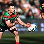 Damien Cook always thought he’d retire at the Rabbitohs, but instead he’ll play his final game for the club on Friday before he joins the Dragons. Picture: Mark Evans/Getty Images