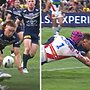 Knee of god drama divides NRL as Cowboys KO Knights in chaotic scenes