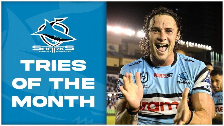 Cronulla-Sutherland Sharks Top Tries of August