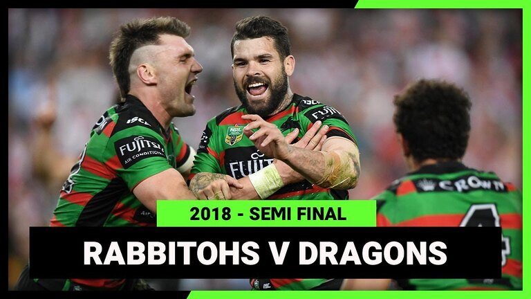 Exciting NRL 2018 Semi Final: South Sydney vs St George