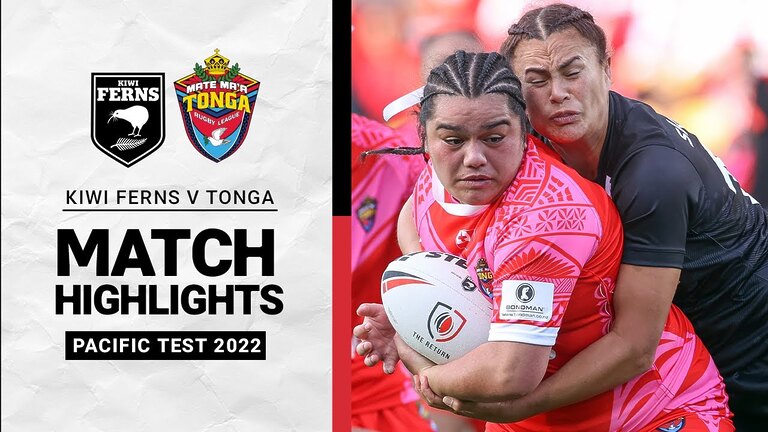 New Zealand v Mate Ma'a Tonga | Match Highlights | Women’s Pacific Test, 2022