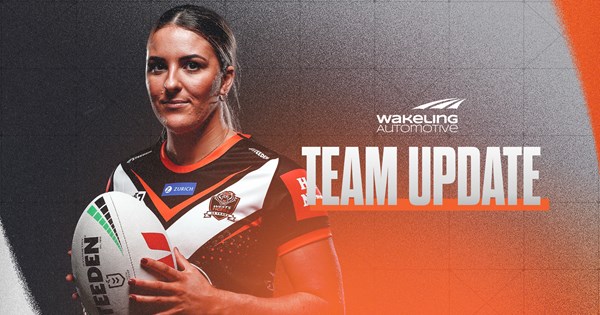 Team Update: NRLW Round 7 vs Cowboys