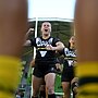 Hale performing the Haka ahead of their 2023 Pacific Championships clash against Australia.