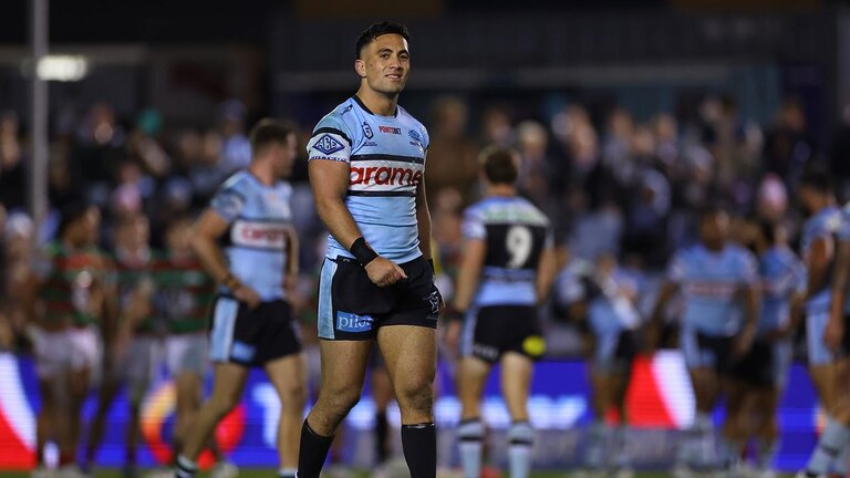 ‘That period was a disaster’: Sharks question high tackle consistency after controversial sin bin sparks Warriors comeback