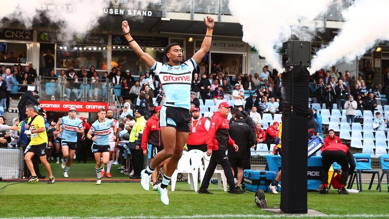 Should the Sharks play at home? Photo: NRL Photos / Brett Costello