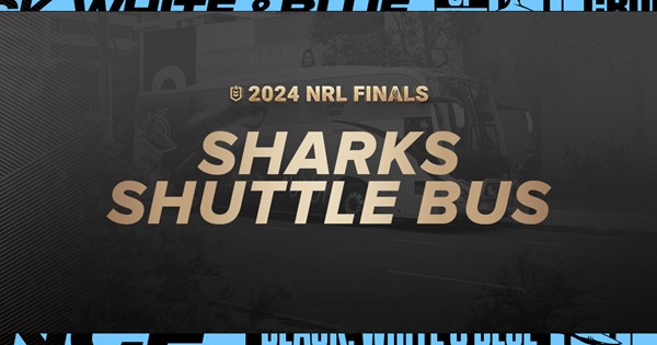 Ride the Sharks Shuttle to Saturday's NRL prelim