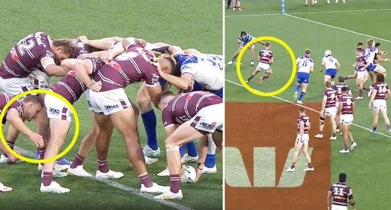 Illegal Sea Eagles try leaves Bulldogs howling for justice