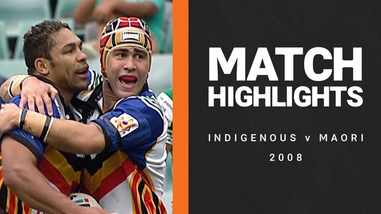 Indigenous v Maori Rugby League Highlights RLWC 2008