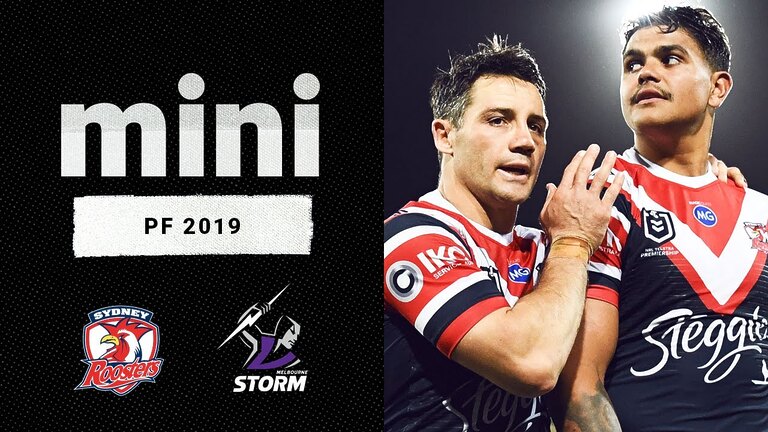 Intense Roosters vs Storm Match Mini Preliminary Final 2019