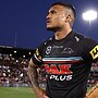 Spencer Leniu returns to Penrith for the first time since he joined the Roosters. Picture: Matt King/Getty Images