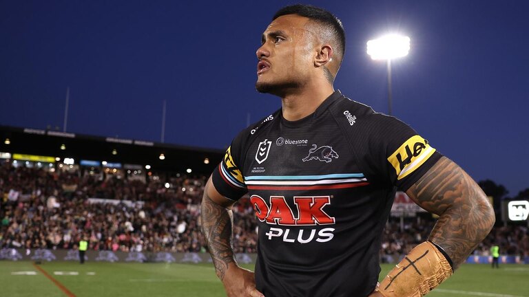 Spencer Leniu returns to Penrith for the first time since he joined the Roosters. Picture: Matt King/Getty Images