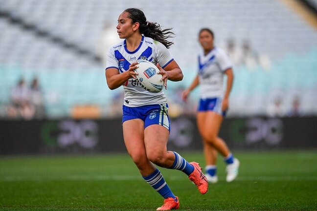 A District Pioneer: Latisha Smythe will become the first female player to graduate through the Canterbury-Bankstown District Junior Rugby League to the NRLW.