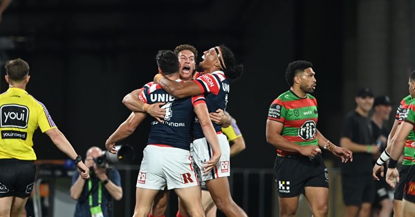 Mark Nawaqanitawase shreds Souths defense in Roosters win