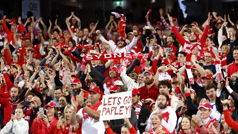 Swans games at the SCG have become the hottest ticket in town. Photo: Phil Hillyard.