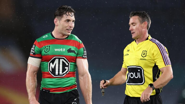 Adam Gee won’t be in charge of any finals matches this weekend despite being widely considered as the best referee in the NRL. Picture: Cameron Spencer/Getty Images