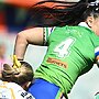 Raiders NRLW side fall short to the Eels at home