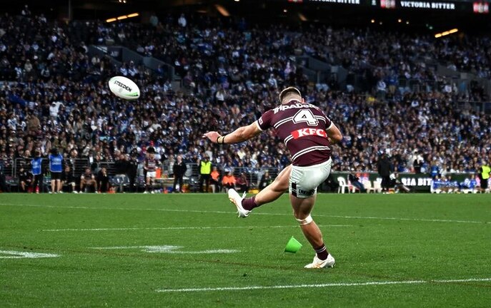 Reuben Garrick: Kicking his way to Manly glory