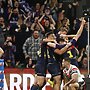 The Storm eliminated the Roosters from last year’s finals series. Picture: Daniel Pockett/Getty Images