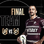 Finals Week 1 Final Team: Sea Eagles v Bulldogs