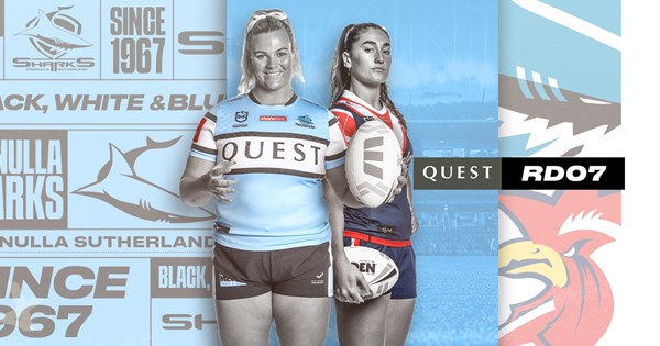 Sharks set to take on Roosters in NRLW battle