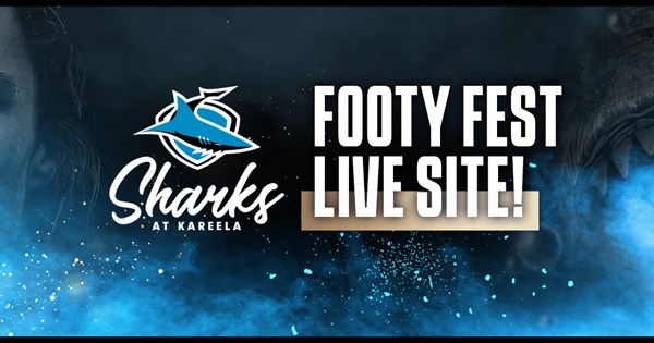 Embrace finals fever at Sharks Footy Fest live site!