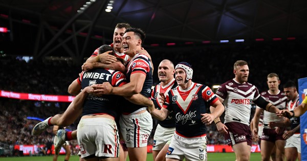 Ted, white and blue: Skipper sizzles as Roosters march on