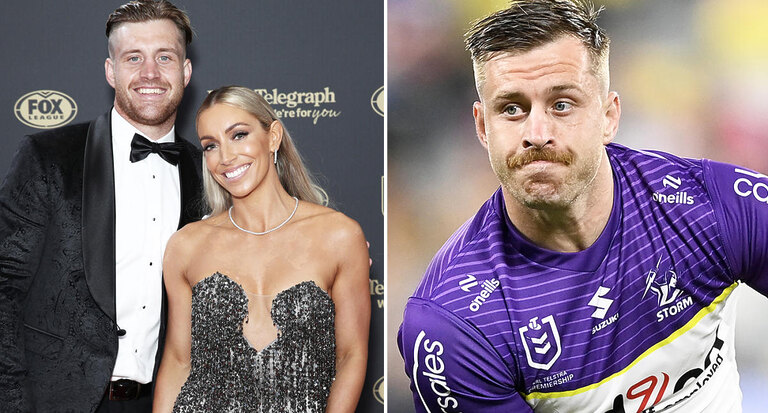 Cameron Munster and wife announce unexpected baby news on eve of NRL finals campaign