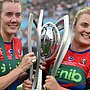 Tamika Upton (left) was the best player in last year’s grand final, but Hannah Southwell (right) reckons she can get even better. Picture: Izhar Khan / AFP