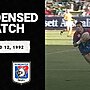 St George Dragons vs. Newcastle Knights | Round 12, 1992 | Condensed Match | NRL Throwback