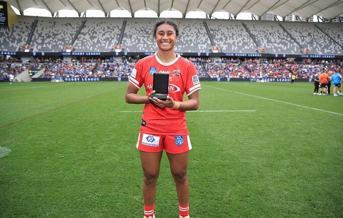 2024 Harvey Norman NSW Women's Premiership Player of the Match Maria Paseka.