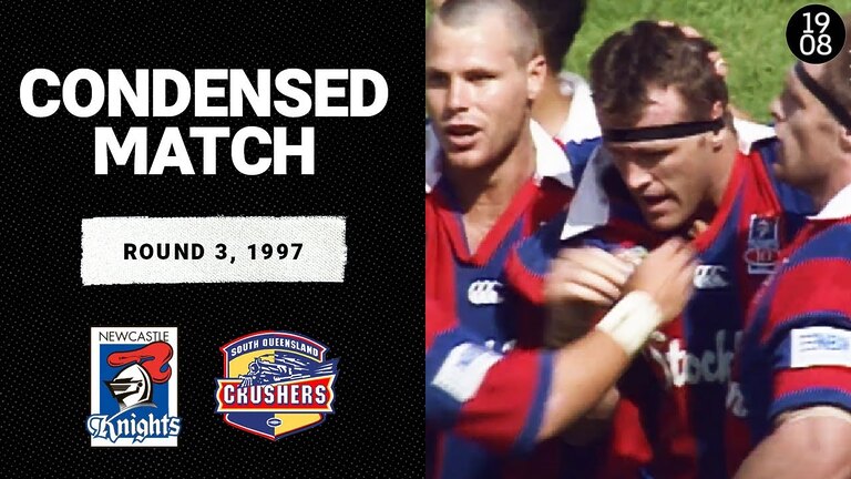 Newcastle Knights vs. South Queensland Crushers | Round 3, 1997 | Condensed Match | NRL