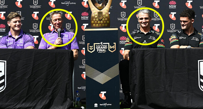 Ivan Cleary and Craig Bellamy moment that shows Broncos have hijacked NRL grand final week