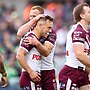 Luke Brooks returns to the representative arena for the first time in nine years to cap off a dream first season with the Sea Eagles. Picture: Mark Nolan/Getty Images