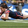 Olivia Kernick scored two tries in the NRLW grand final. Picture: Cameron Spencer/Getty Images