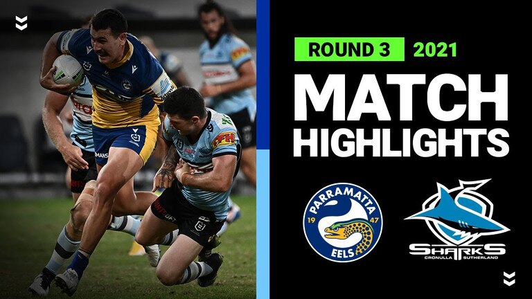 Sharks lose entire bench as Eels run away with win | Round 3, 2021 | Match Highlights | NRL