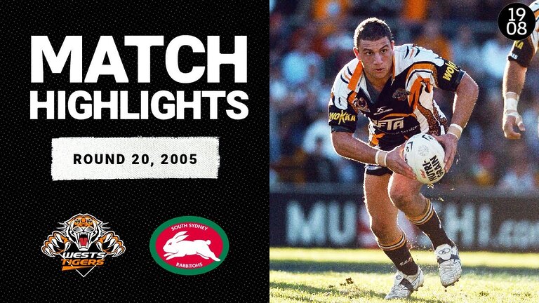 Wests Tigers v South Sydney Rabbitohs | Round 20, 2005 | Classic Match Highlights | NRL