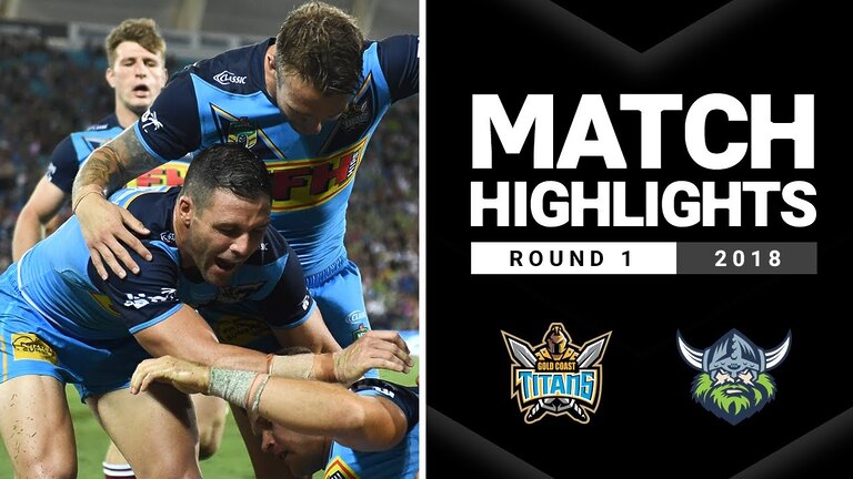 Gold Coast Titans v Canberra Raiders Round 1, 2018 | Classic Match Highlights | NRL