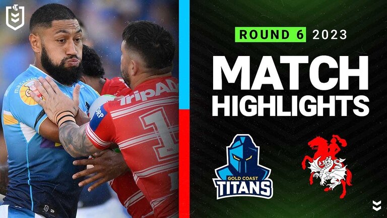 Exciting NRL 2023 Match Highlights: Titans vs Dragons