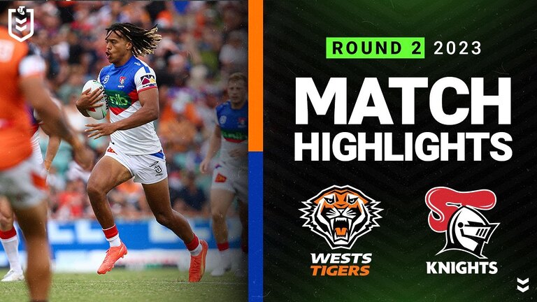 NRL 2023 | Wests Tigers v Knights | Match Highlights