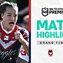 St George Illawarra Dragons v Sydney Roosters | Match Highlights | Grand Final, 2021 | NRLW