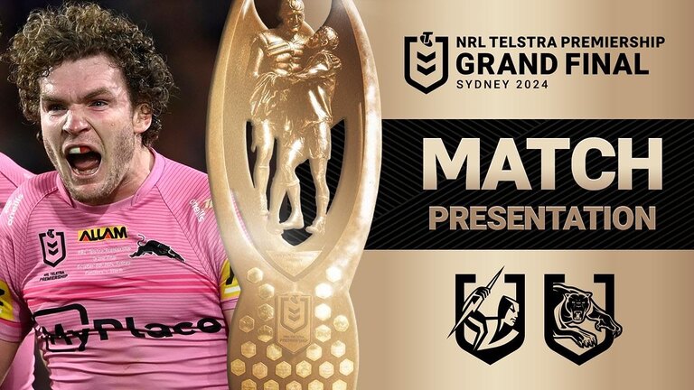 Exciting Post Match Presentation at NRL Grand Final 2024