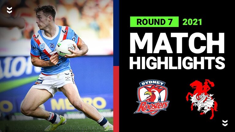 Roosters v Dragons Match Highlights | Round 7, 2021 | Telstra Premiership | NRL