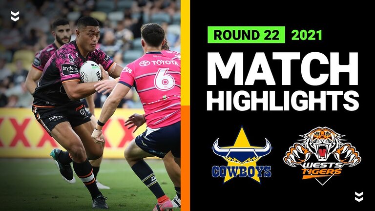 Cowboys v Wests Tigers Match Highlights | Round 22, 2021 | Telstra Premiership | NRL