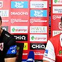 Ben Hunt and Shane Flanagan. (Photo by Bradley Kanaris/Getty Images)