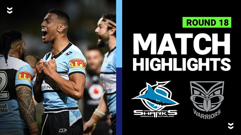 Sharks v Warriors | Round 18 2020 | Telstra Premiership | NRL