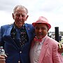 John Singleton with Neil Paine at Rosehill Gardens earlier this year. (Photo by Jeremy Ng/Getty Images)