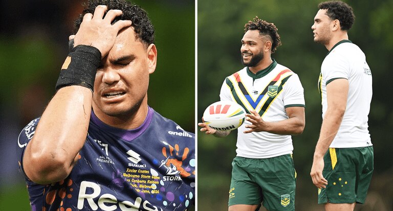 Kangaroos rocked by ugly Xavier Coates drama ahead of Pacific Championships opener against Tonga