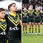 Kangaroos players called out by NRL legend over divisive act during Aussie national anthem