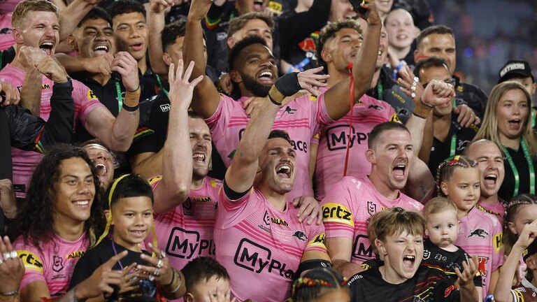 The Panthers are NRL champions again. Photo by Cameron Spencer/Getty Images